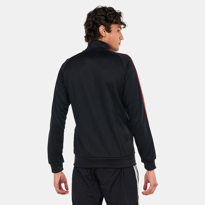 adidas Men's Manchester United 3-Stripes Track Jacket Black image number 1