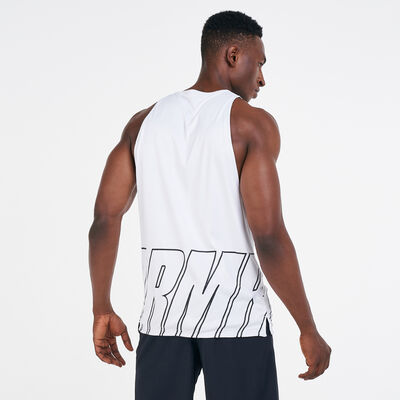 Under Armour Men's Baseline Reversible Tank Top White Under Armour Men's Baseline Reversible Tank Top White