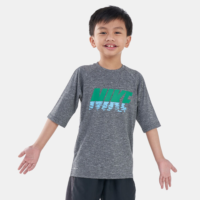 Nike Swim Kids' Rashguard (Older Kids) yellow image number 0
