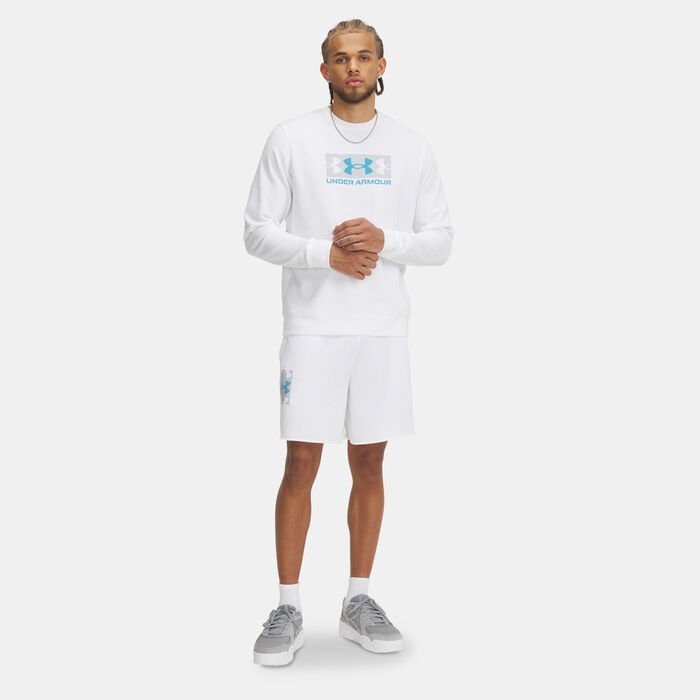 Under Armour Men's Rival Terry Logo Shorts White image number 2