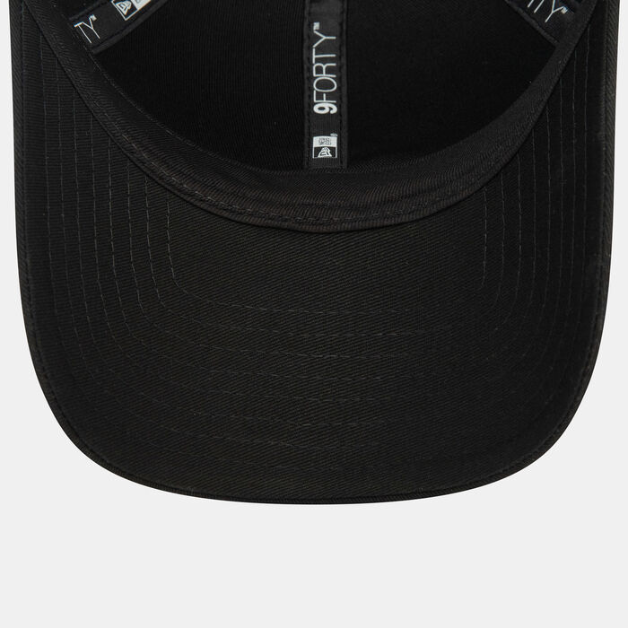 New Era Men's NBA Chicago Bulls Metallic Pin 9FORTY Cap Black image number 3