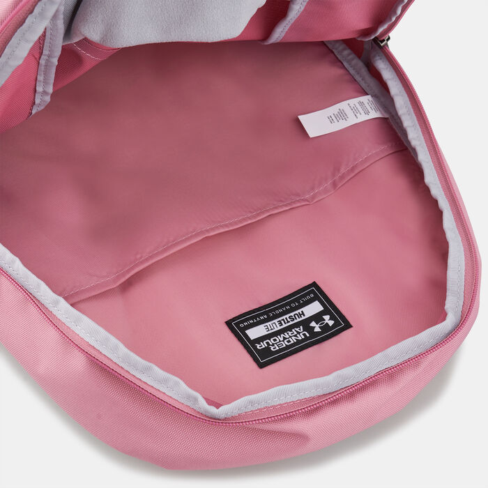 Under Armour Hustle Lite Backpack Pink Under Armour Hustle Lite Backpack Pink image number 3