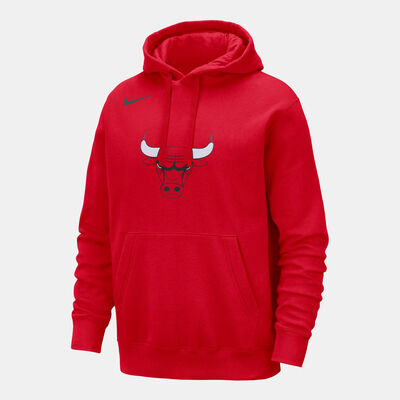 Nike Men's NBA Chicago Bulls Club Hoodie Red
