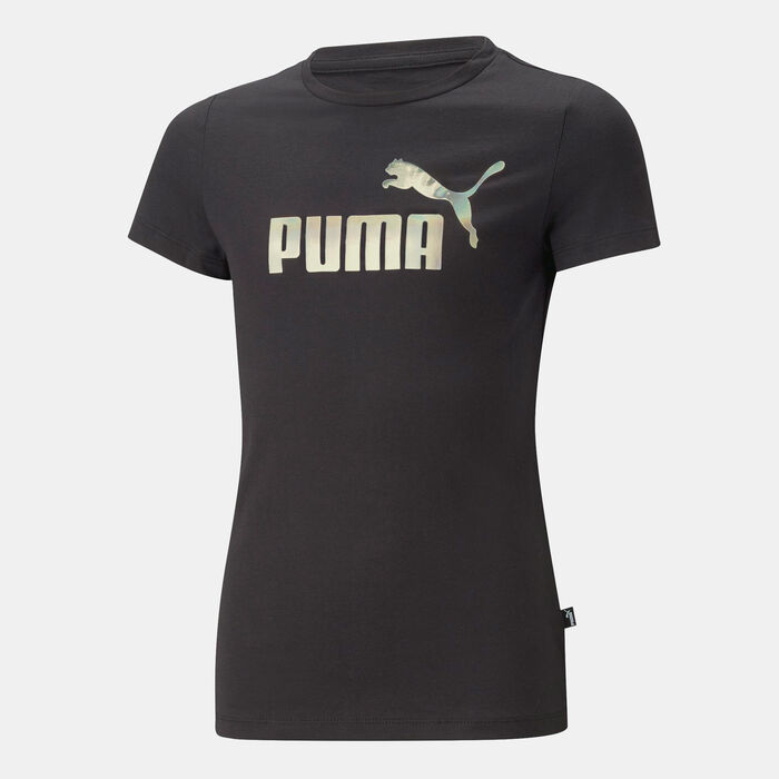PUMA Kids' Essentials+ NOVASHINE T-Shirt (Older Kids) Black PUMA Kids' Essentials+ NOVASHINE T-Shirt (Older Kids) Black image number 0