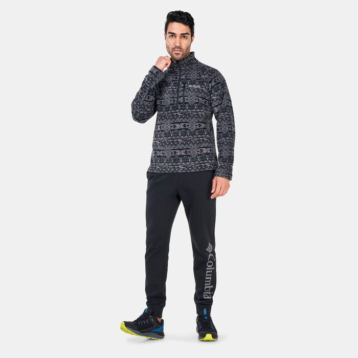 Columbia Men's Fast Trek™ Printed Sweatshirt Black Columbia Men's Fast Trek™ Printed Sweatshirt Black image number 2