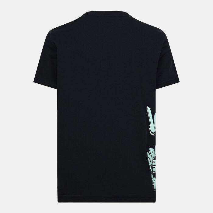 Nike Kids' Warped Galaxy Graphic T-Shirt Black Nike Kids' Warped Galaxy Graphic T-Shirt Black image number 1