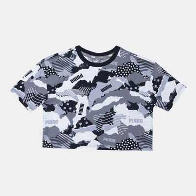 PUMA Kids' Alpha T-Shirt Grey