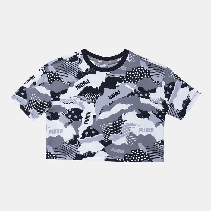 PUMA Kids' Alpha T-Shirt Grey image number 0