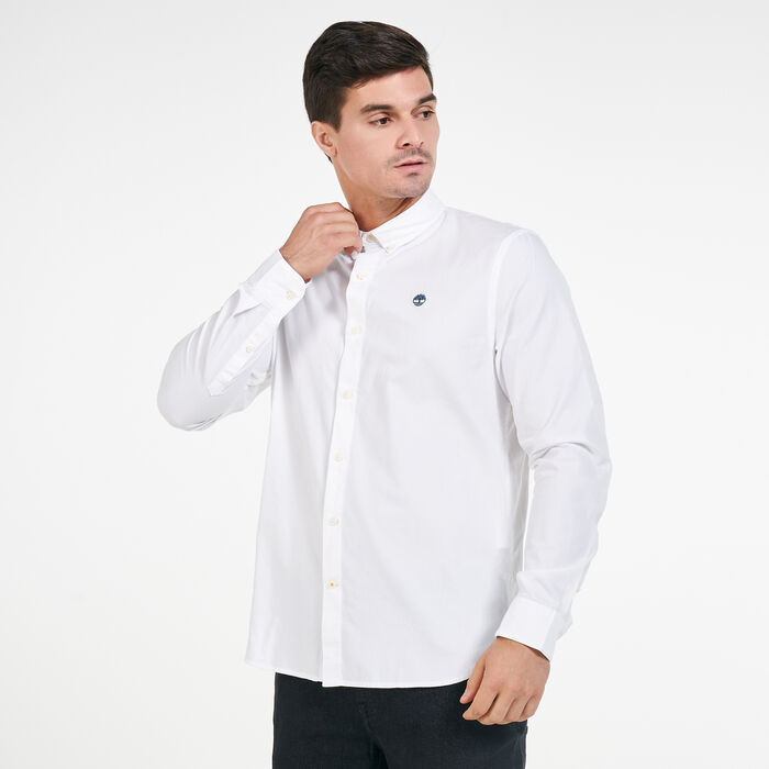 Timberland Men's Ela River Elevated Oxford Shirt White Timberland Men's Ela River Elevated Oxford Shirt White image number 0