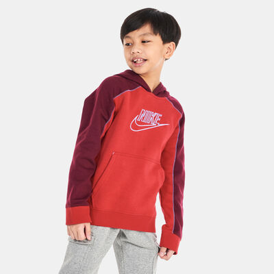 Nike Kids' Sportswear Pullover Hoodie (Older Kids) Red
