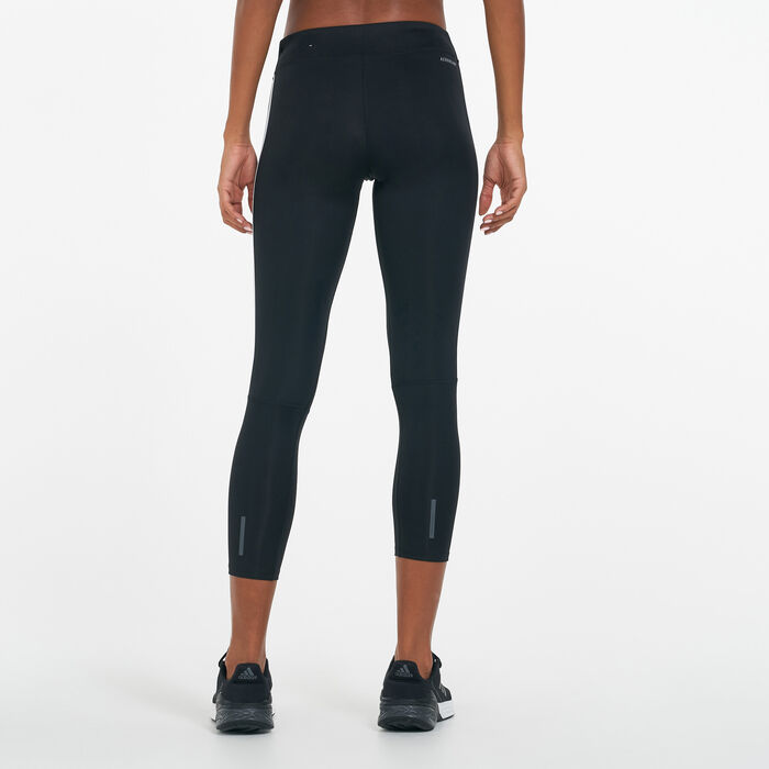 adidas Women's 3-Stripes Leggings Black adidas Women's 3-Stripes Leggings Black image number 1