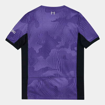 Nike Kids' Dri-FIT Liverpool F.C. Stadium 3rd Football Jersey - 2023/24 (Older Kids) Purple