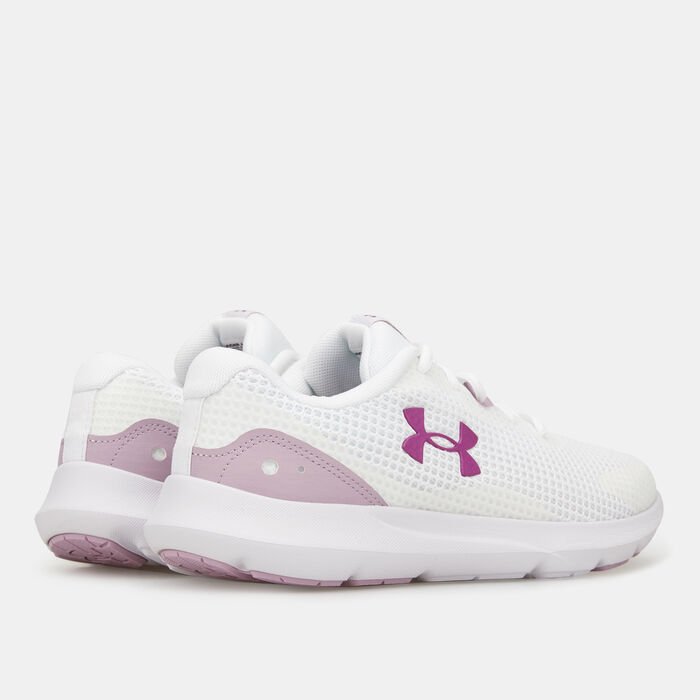 Under Armour Women's Surge 3 Running Shoe White Under Armour Women's Surge 3 Running Shoe White image number 3
