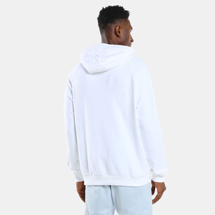 adidas Men's Adicolor Shattered Trefoil Hoodie White adidas Men's Adicolor Shattered Trefoil Hoodie White image number 1