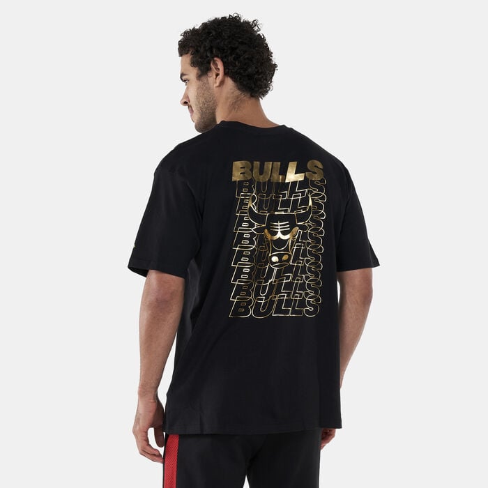 New Era Men's NBA Chicago Bulls T-Shirt Black New Era Men's NBA Chicago Bulls T-Shirt Black image number 1