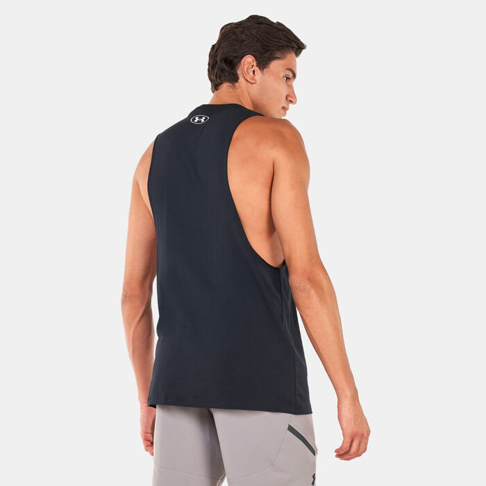 Under Armour Men's Project Rock Blade Tank Top Black Under Armour Men's Project Rock Blade Tank Top Black image number 1
