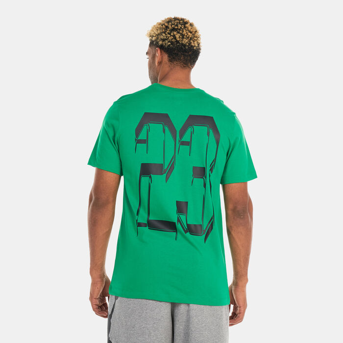 Jordan Men's Brand Graphic T-Shirt Green Jordan Men's Brand Graphic T-Shirt Green image number 1