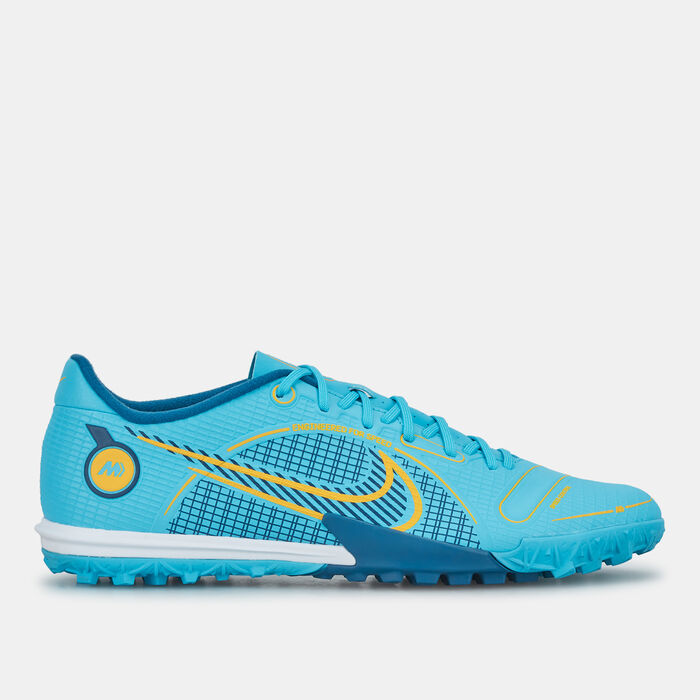 Nike Men's Mercurial Vapor 14 Academy Turf Ground Football Shoe Blue Nike Men's Mercurial Vapor 14 Academy Turf Ground Football Shoe Blue image number 0