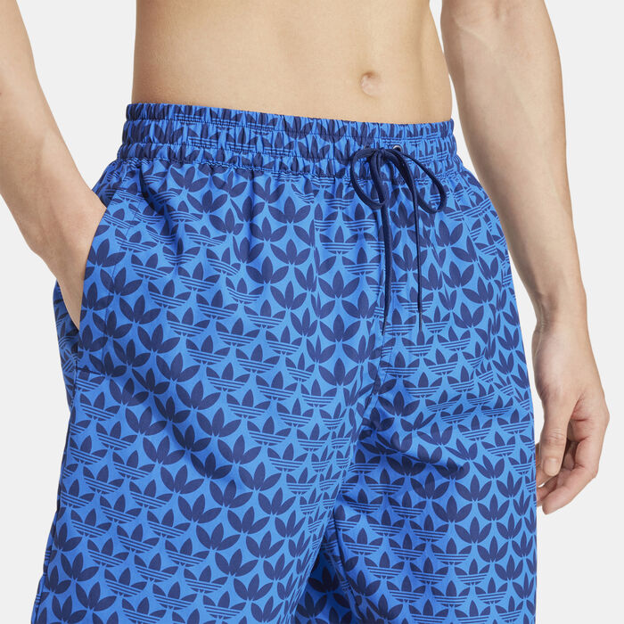 adidas Men's Monogram Swimming Shorts Blue adidas Men's Monogram Swimming Shorts Blue image number 3