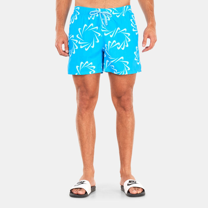 Nike Swim Men's 5 Volley Shorts Blue Nike Swim Men's 5 Volley Shorts Blue image number 0