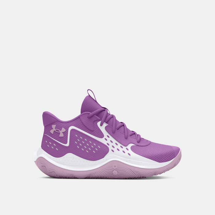 Under Armour Kids' UA Jet 23 Basketball Shoes Purple Under Armour Kids' UA Jet 23 Basketball Shoes Purple image number 0