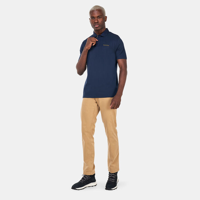 Timberland Men's Outdoor Heritage Seasonal Polo Shirt Blue Timberland Men's Outdoor Heritage Seasonal Polo Shirt Blue image number 2