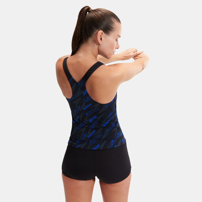 Speedo Women's HyperBoom Swimming Tankini Black image number 1