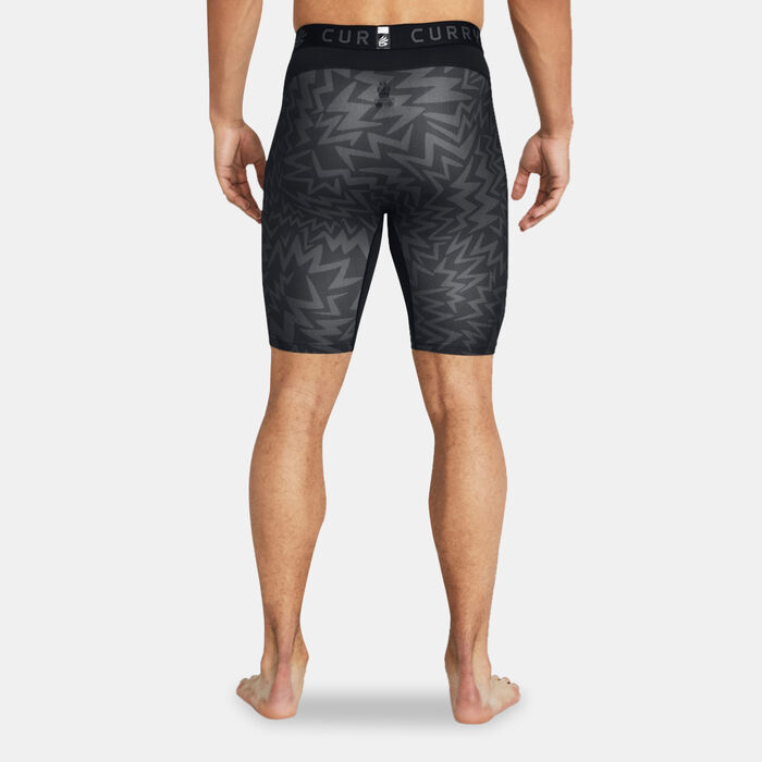 Under Armour Men's Curry HeatGear Printed Basketball Shorts Black Under Armour Men's Curry HeatGear Printed Basketball Shorts Black image number 1