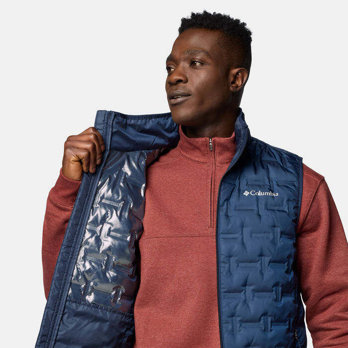 Columbia Men's Delta Ridge II Down Hiking Vest Blue image number 4