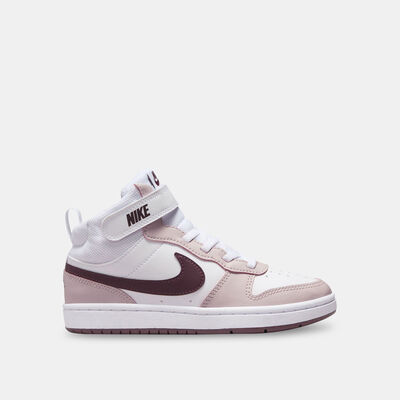 Nike Kids' Court Borough Mid 2 Shoe (Younger Kids) Purple