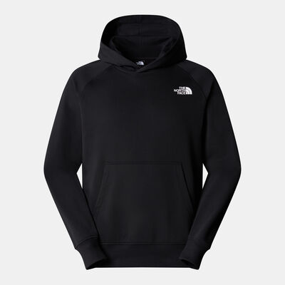 The North Face Men's Raglan Redbox Hoodie Black
