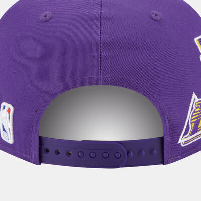 New Era Men's LA Lakers Champions Patch 9FIFTY Cap Purple