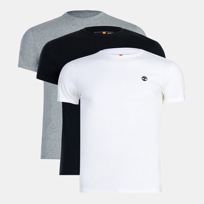 Timberland Men's Basic Crew T-Shirt (3 Pack) Multi