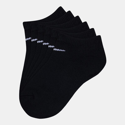 Nike Kids' Dri-FIT Basic No-Show Socks (3 Pack) Black