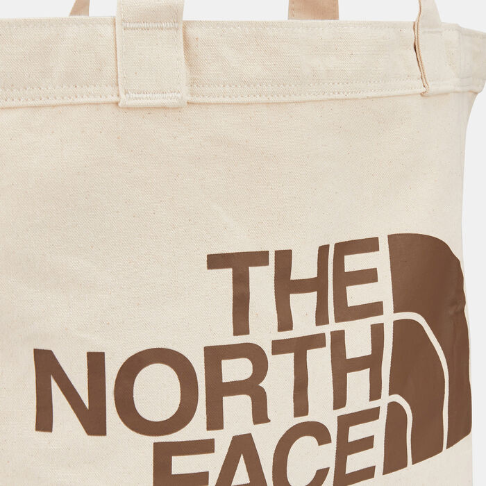 The North Face Cotton Tote Bag Beige image number 3