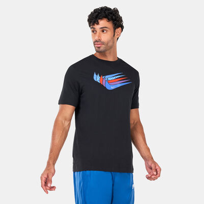 Nike Men's Sportswear Multi Swoosh T-Shirt Black Nike Men's Sportswear Multi Swoosh T-Shirt Black