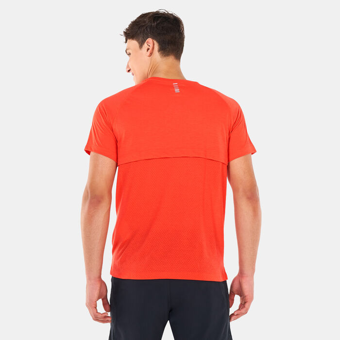 Under Armour Men's Streaker Run T-Shirt Red Under Armour Men's Streaker Run T-Shirt Red image number 1