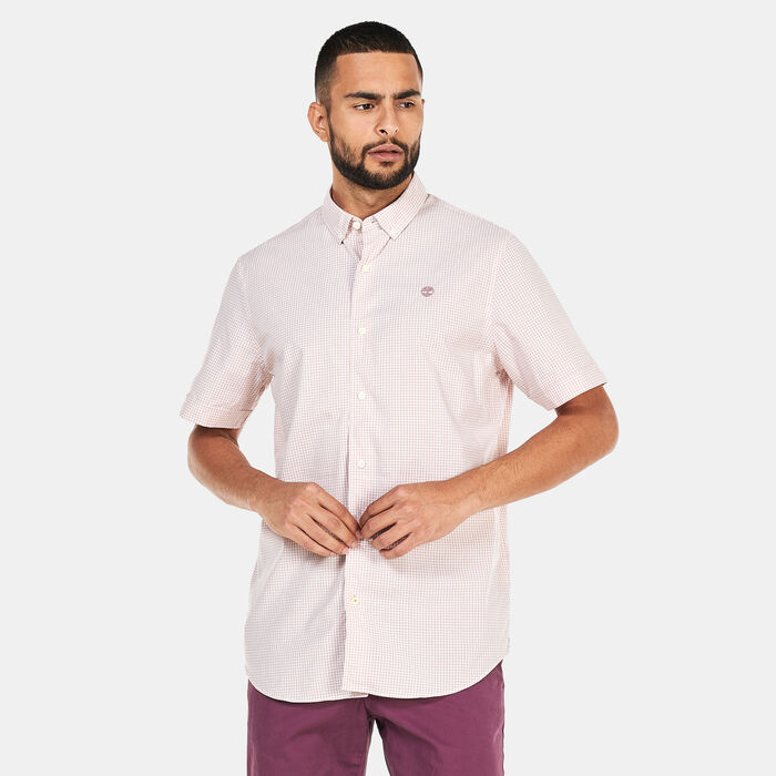 Timberland Men's Suncook River Poplin Shirt Pink Timberland Men's Suncook River Poplin Shirt Pink image number 0