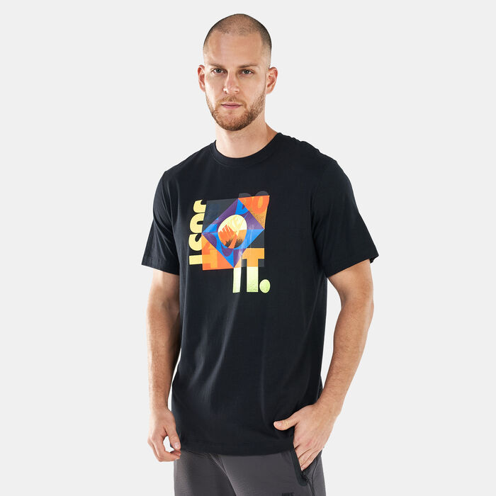 Nike Men's Sportswear Just Do It Brand Riff T-Shirt Brown Nike Men's Sportswear Just Do It Brand Riff T-Shirt Brown image number 0