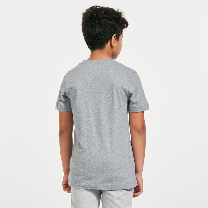 Nike Kids' Sportswear Futura Fill T-Shirt (Older Kids) Grey Nike Kids' Sportswear Futura Fill T-Shirt (Older Kids) Grey image number 1