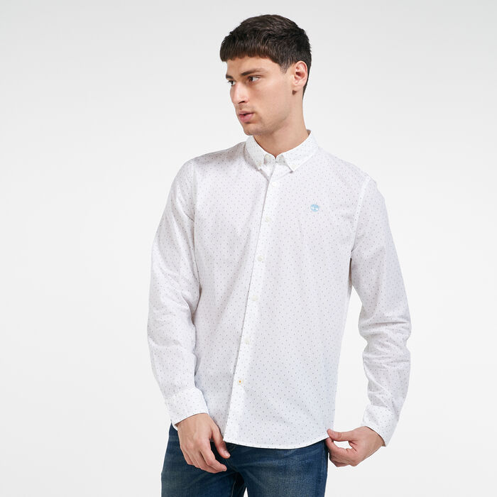 Timberland Men's Mill River Korean Shirt White image number 0
