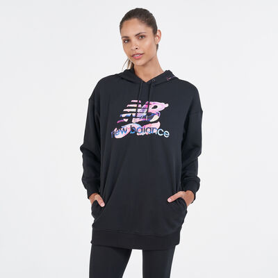 New Balance Women's Erin Loree Hoodie Dress Black