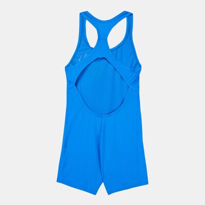 Nike Swim Kids' Racerback Legsuit Swimsuit Blue