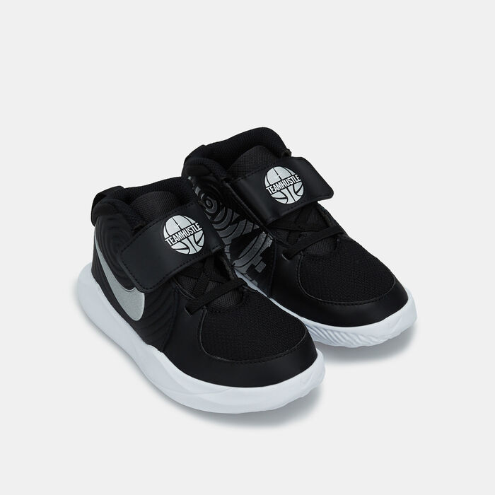 Nike Kids' Team Hustle D9 Shoe (Baby and Toddler) Black Nike Kids' Team Hustle D9 Shoe (Baby and Toddler) Black image number 1