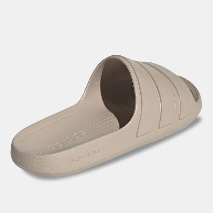 adidas Men's Adilette Flow Slides Brown adidas Men's Adilette Flow Slides Brown image number 2