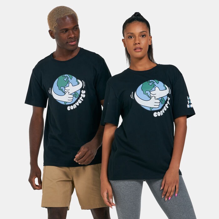 Converse ​Love Your Mother Center Front T-Shirt Black image number 0