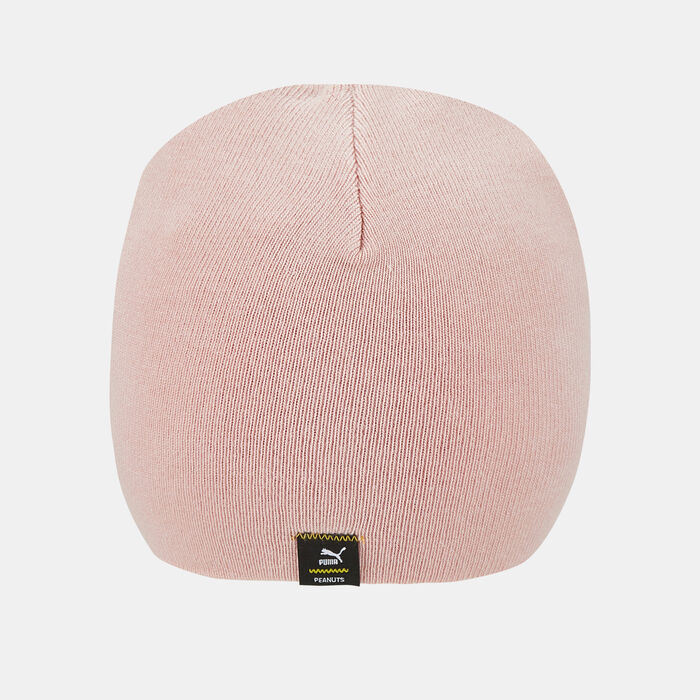 PUMA Kids' X Peanuts Classic Cuffless Beanie Pink PUMA Kids' X Peanuts Classic Cuffless Beanie Pink image number 1