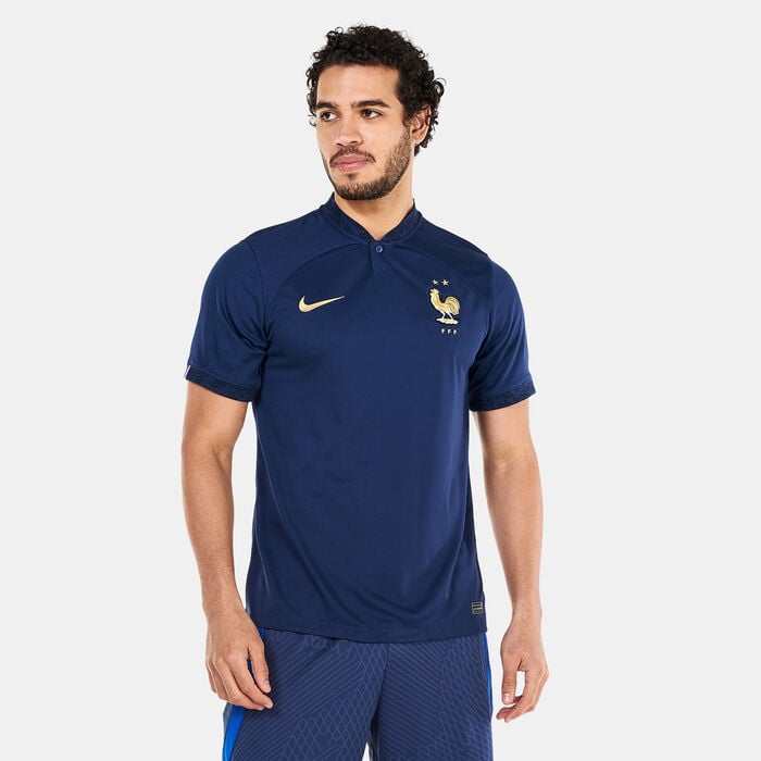 Nike Men's France Dri-FIT Stadium Home Jersey - 2022 Blue Nike Men's France Dri-FIT Stadium Home Jersey - 2022 Blue image number 0