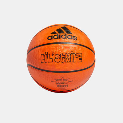 adidas Kids' Lil' Stripe Mini Basketball Brown