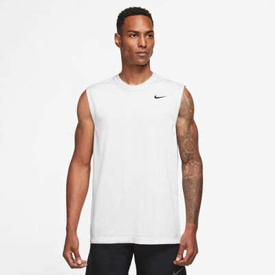 Nike Men's Dri-FIT Legend Sleeveless Training T-Shirt White